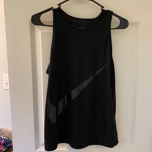 Nike black muscle tank